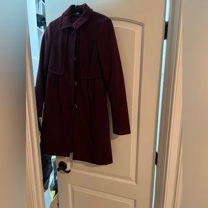 Fully lined pea coat